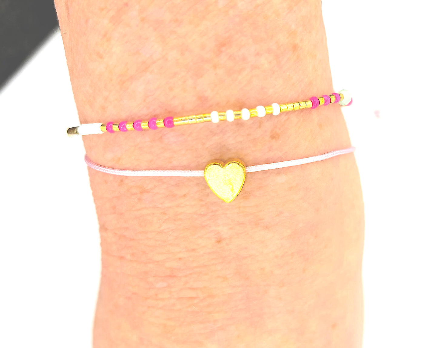 Dainty in the day and night! Pink and Golden Delight!