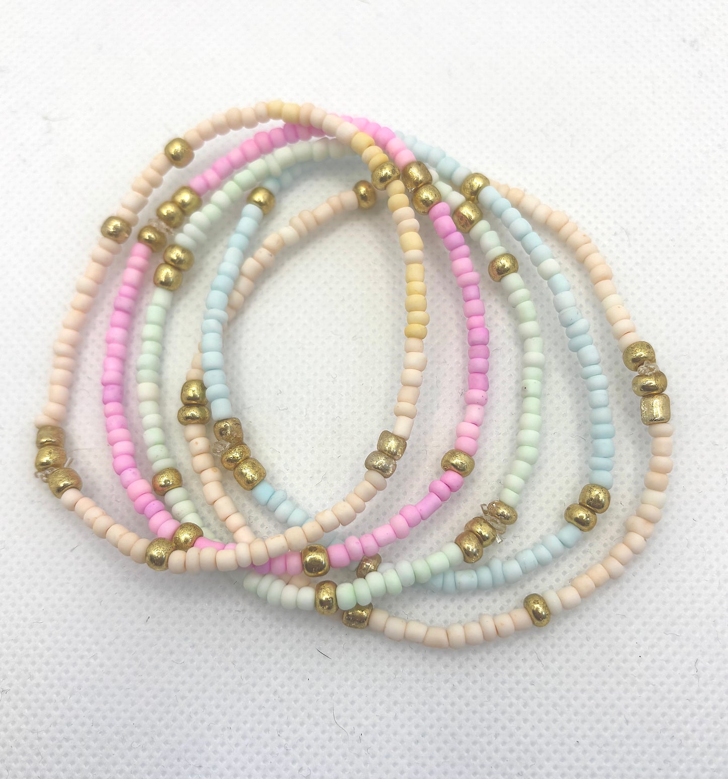 Coral Reef Dreams – hand made by bKind - Women's Beaded Bracelet Stack