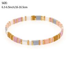 Zoe 3 - Tila Multi-Coloured Beaded Bracelet on Elastic