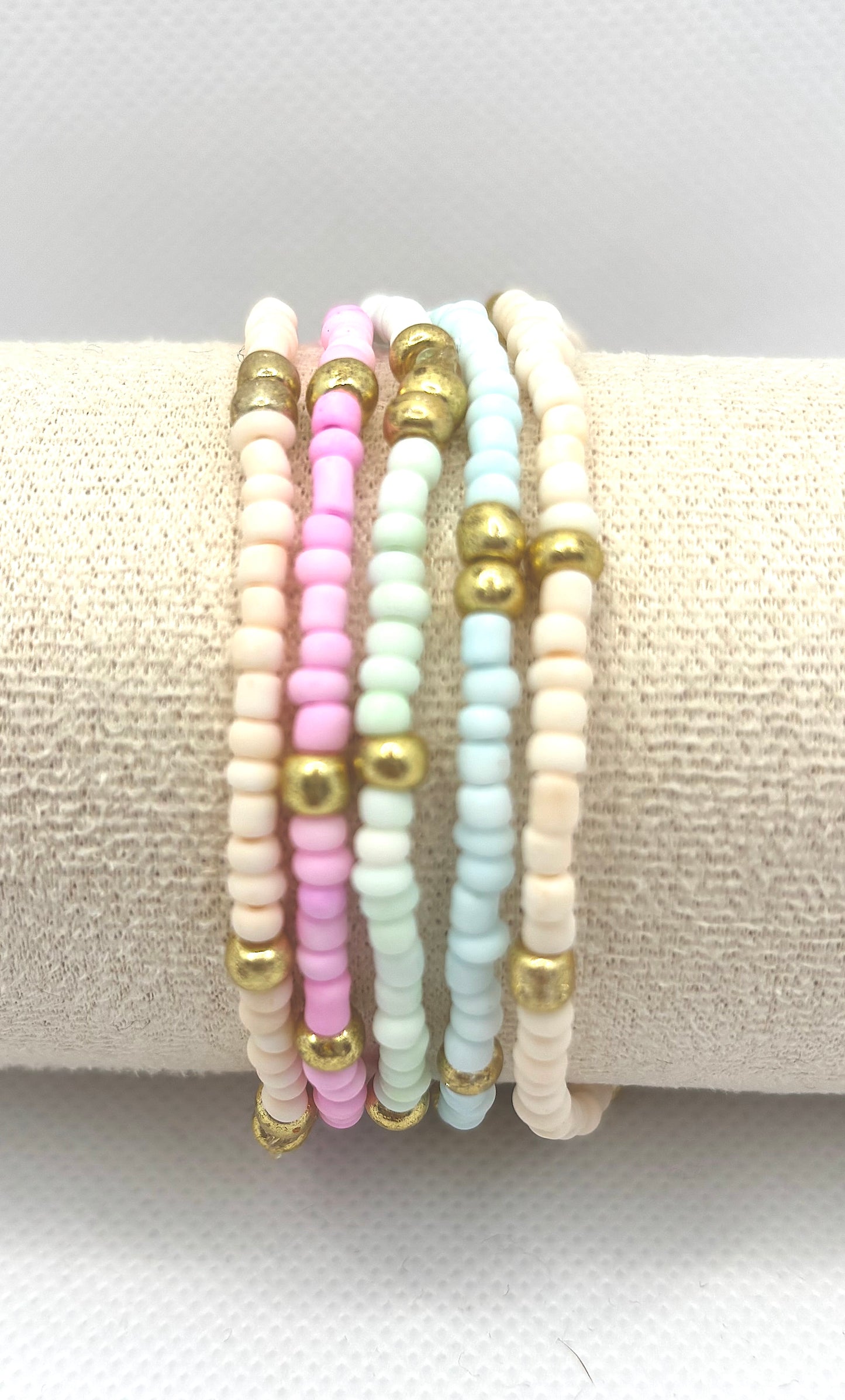 Coral Reef Dreams – hand made by bKind - Women's Beaded Bracelet Stack